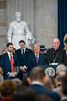 President Trump And VP JD Vance At Presidential Inauguration - USA