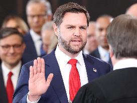 President Trump And VP JD Vance At Presidential Inauguration - USA