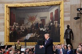 President Trump And VP JD Vance At Presidential Inauguration - USA
