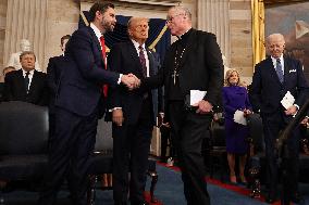 President Trump And VP JD Vance At Presidential Inauguration - USA