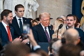 President Trump And VP JD Vance At Presidential Inauguration - USA