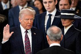 President Trump And VP JD Vance At Presidential Inauguration - USA