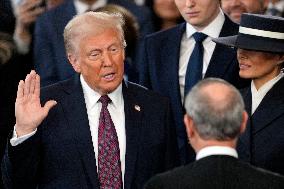 President Trump And VP JD Vance At Presidential Inauguration - USA