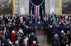President Trump And VP JD Vance At Presidential Inauguration - USA