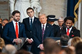 President Trump And VP JD Vance At Presidential Inauguration - USA