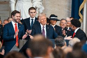 President Trump And VP JD Vance At Presidential Inauguration - USA