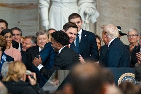 President Trump And VP JD Vance At Presidential Inauguration - USA