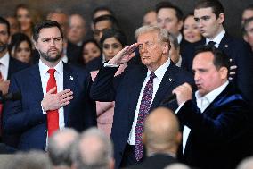President Trump And VP JD Vance At Presidential Inauguration - USA