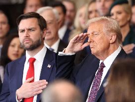 President Trump And VP JD Vance At Presidential Inauguration - USA