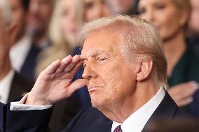 President Trump And VP JD Vance At Presidential Inauguration - USA