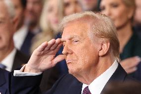 President Trump And VP JD Vance At Presidential Inauguration - USA