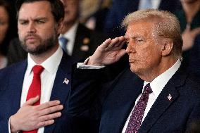President Trump And VP JD Vance At Presidential Inauguration - USA