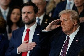 President Trump And VP JD Vance At Presidential Inauguration - USA