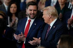 President Trump And VP JD Vance At Presidential Inauguration - USA