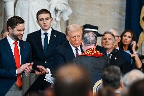 President Trump And VP JD Vance At Presidential Inauguration - USA