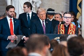 President Trump And VP JD Vance At Presidential Inauguration - USA