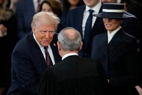 Trump and Vance Swearing-In Ceremony - USA