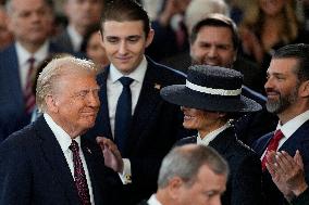 Trump and Vance Swearing-In Ceremony - USA
