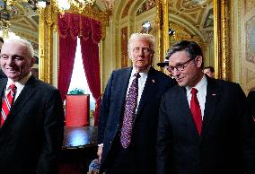 Donald Trump At Signing Ceremony - USA