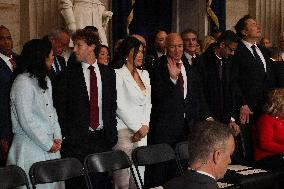 BigTech At The Donald Trump Inauguration - DC