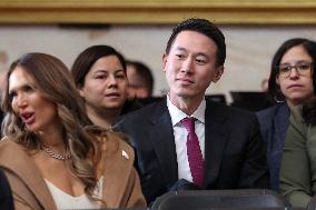 TikTok CEO Shou Zi At The Trump Inauguration - DC
