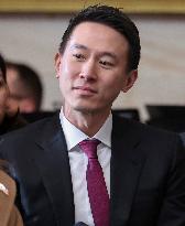 TikTok CEO Shou Zi At The Trump Inauguration - DC