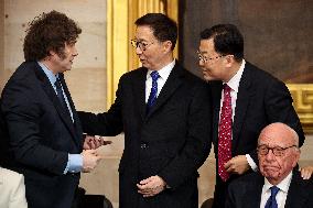 Vice President of China At The Donald Trump Inauguration - DC