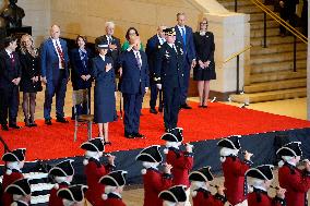 President Trump Reviews Troops - USA