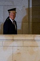 President Trump Reviews Troops - USA