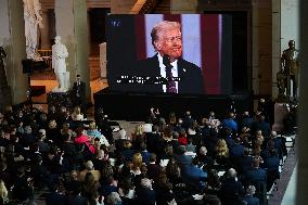 Atmosphere At Trump Presidential Inauguration - USA