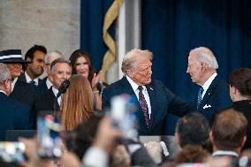 Joe Biden At Donald Trump Inauguration - USA