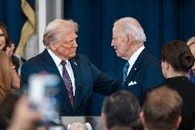 Joe Biden At Donald Trump Inauguration - USA