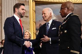 Joe Biden At Donald Trump Inauguration - USA