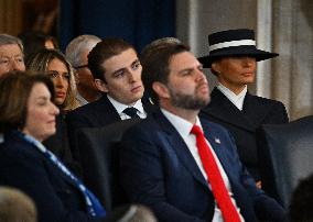 Trump Family Members At Presidential Inauguration - USA