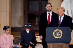 President Trump And VP JD Vance At Presidential Inauguration - USA