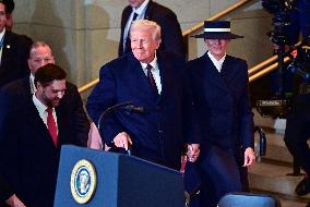 President Trump And VP JD Vance At Presidential Inauguration - USA