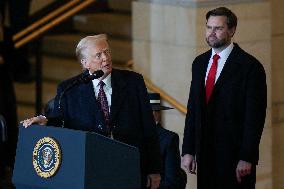 President Trump And VP JD Vance At Presidential Inauguration - USA