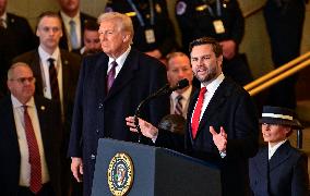 President Trump And VP JD Vance At Presidential Inauguration - USA
