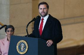 President Trump And VP JD Vance At Presidential Inauguration - USA