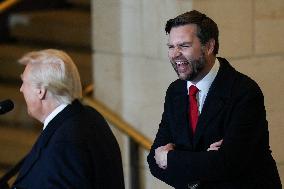 President Trump And VP JD Vance At Presidential Inauguration - USA
