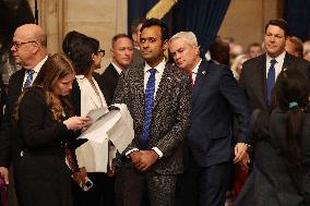 Guests At Donald Trump Presidential Inauguration - USA
