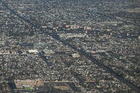 Aerial View Of Las Vegas Surroundings