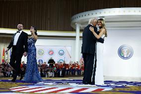 Newly-Sworn In President Donald Trump Attends Inaugural Balls