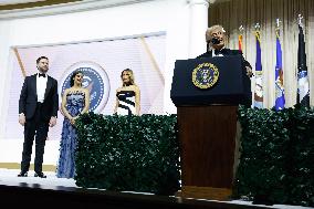 Newly-Sworn In President Trump Attends Inaugural Balls - DC