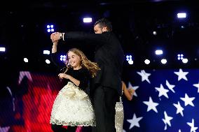 Newly-Sworn In President Trump Attends Inaugural Balls - DC