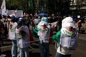 Protest Against U.S. President Donald Trump's Deportation Policy