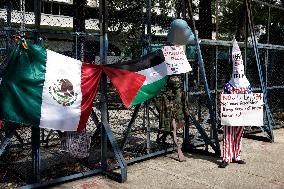 Protest Against U.S. President Donald Trump's Deportation Policy