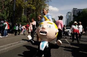 Protest Against U.S. President Donald Trump's Deportation Policy
