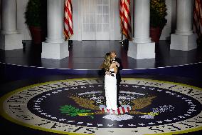 Newly-Sworn In President Donald Trump Attends Inaugural Balls
