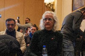 The Mother Of Missing American Journalist Austin Tice Holds A Press Conference In Damascus